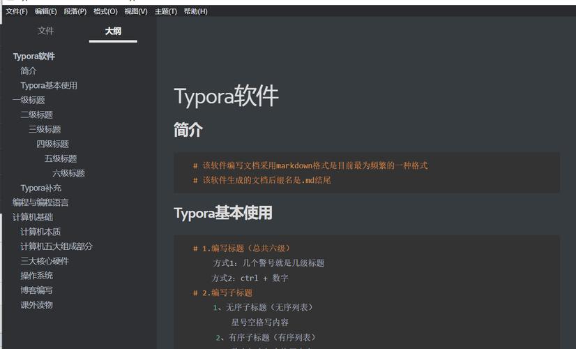 Typora Markdown编辑器：高效写作的秘密武器